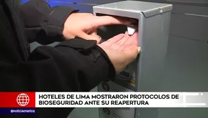 Hoteles ya aplican protocolos de bioseguridad.