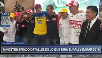 Presentaron el Rally Dakar 2019 que se correrá en Perú. Foto: Canal N