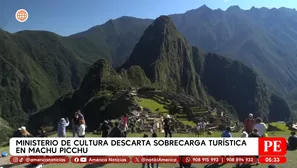 Ministerio de Cultura descarta sobrecarga turística en Machu Picchu. Foto y video: América Noticias