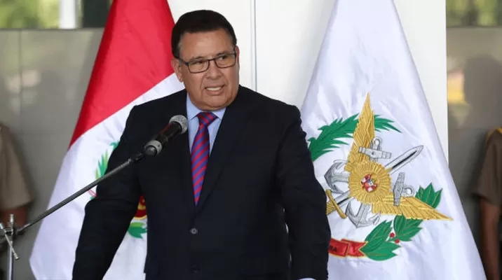 Ministro José Huerta. Foto: Mindef Ministro José Huerta. Foto: Mindef