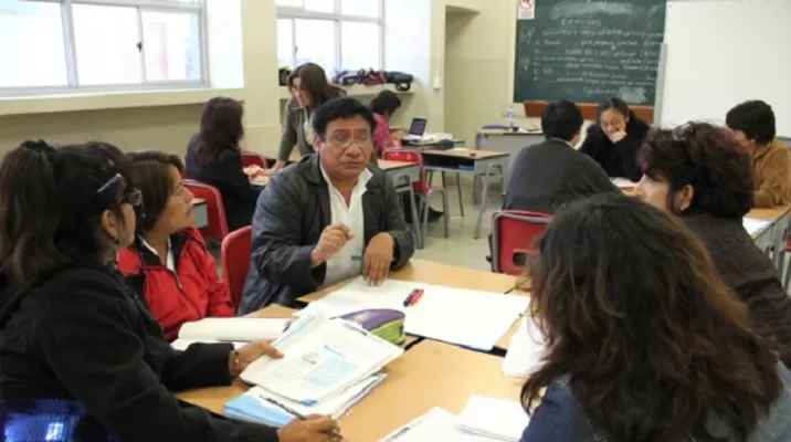 Profesores de secundaria serán capacitados. Foto: Minedu Profesores de secundaria serán capacitados. Foto: Minedu