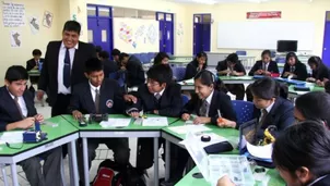 Escolares destacados de una región estudian en Colegios de Alto Rendimiento. Foto: Andina