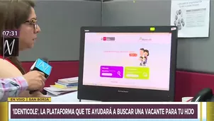 Información sobre colegios públicos y privados estarán en Identicole. Foto: captura de TV