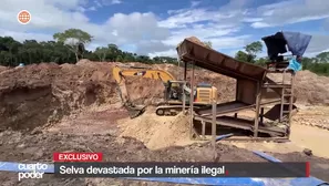 Minería ilegal avanza en Huánuco y Ucayali. Equipos de la Fiscalía y la Marina detectaron maquinaria, dragas y campamentos. Video: Cuarto Poder