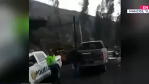 Minero continúa atrapado en socavón en Áncash. Foto y video: Canal N