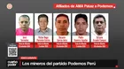 Los mineros del partido Podemos Perú