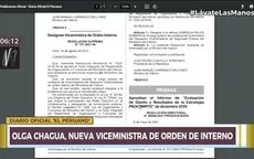 Mininter: Designan a nuevas viceministras de Orden Interno y de Seguridad Pública - Noticias de internos