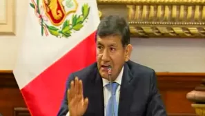 Carlos Morán, ministro del Interior. Foto y video: América Noticias