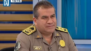  General PNP Óscar Arriola. Video: Canal N