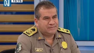  General PNP Óscar Arriola. Video: Canal N