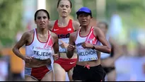 Gladys Tejeda e Inés Melchor. Foto: AFP