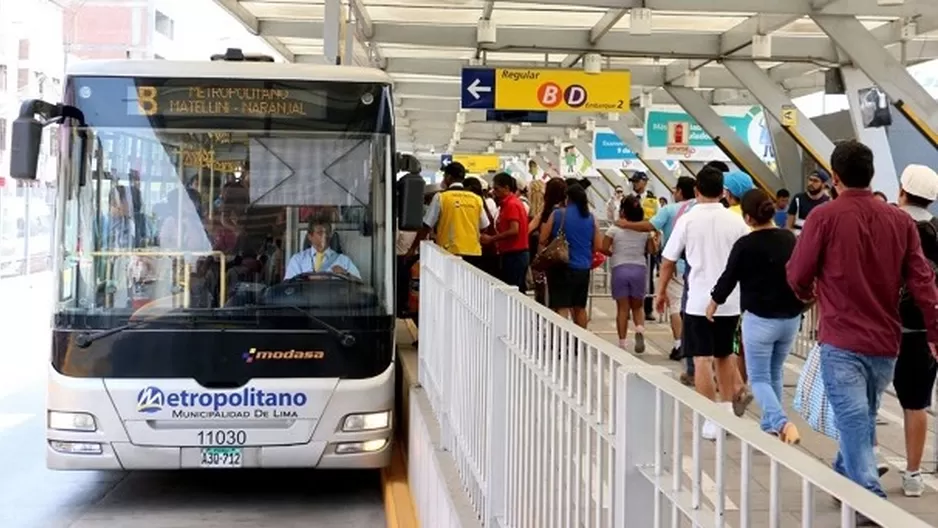 MEF sobre Metropolitano y Corredores. Foto: El Comercio