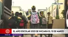 Ministerio de Educación: Año escolar 2023 iniciará el 13 de marzo