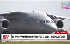Ministerio del Interior compró 'avión fantasma' valorizado en $65 millones - Noticias de avion