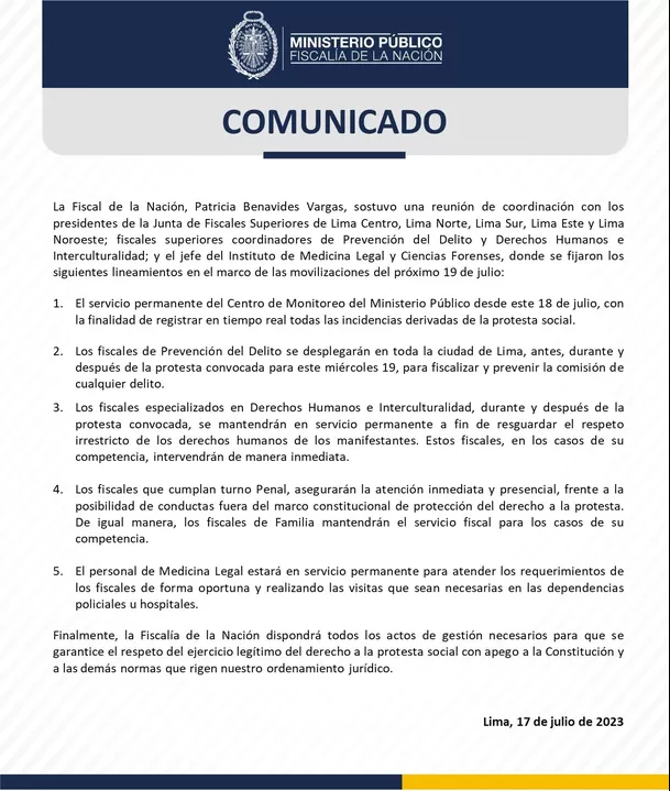 Imagen: Twitter/Ministerio Público.