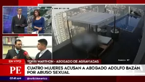 Adolfo Bazán es acusado de acoso y tocamientos indebidos. Foto: América TV