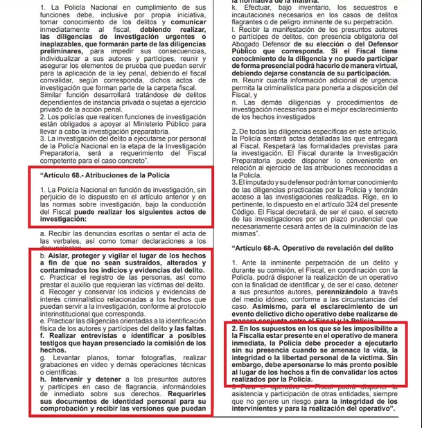 DL N°1605 permite que la PNP realice investigaciones e intervenciones sin presencia fiscal - Foto: El Peruano