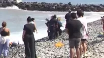 Muerte de estudiante en playa. / Video: Canal N