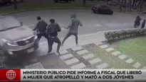 Como parte del caso del atropello en la Javier Prado. Foto/Video: América Noticias