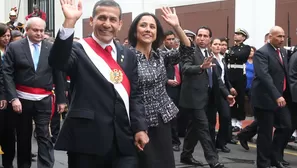 Ollanta Humala y Nadine Heredia. Foto: Agencia Andina