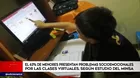 Ministerio de Salud: El 63% de menores presentan problemas socioemocionales por clases virtuales