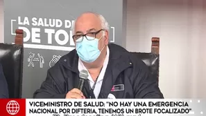 Luis Suárez, viceministro de Salud Pública. Video: América