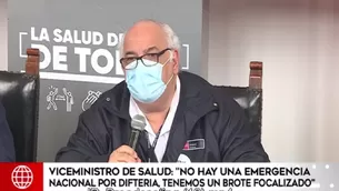 Luis Suárez, viceministro de Salud Pública. Video: América