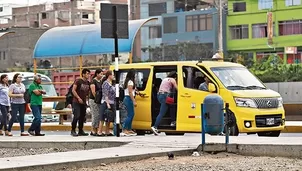 Ley de taxis colectivos. Video: Canal N / Foto: Andina