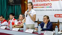 Hania Pérez de Cuéllar, ministra de Vivienda. Foto: MVCS