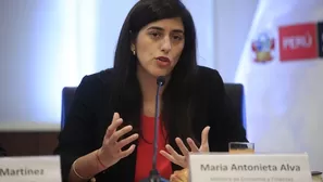 Ministra de Economía, María Antonieta Alva. Foto: El Comercio