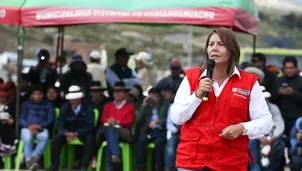 Ministra Paola Bustamante se refirió al diálogo en Challhuahuacho. Foto: Andina