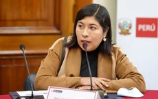 Ministra Chávez sobre censura: Me parece injusto que el día de la interpelación no había ni casi nadie - Noticias de moquegua