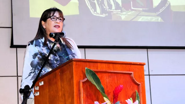  Miriam Ponce Vértiz, ministra de Educación. Foto: Minedu