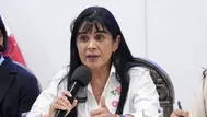 Ministra León critica allanamiento contra Santiváñez