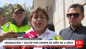 Ministra de la Mujer exige cadena perpetua para asesinos de niño. Foto y video: América TV