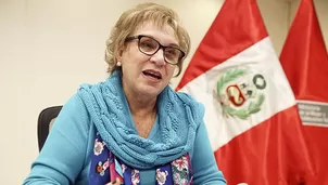 Ana María Romero, ministra de la Mujer. Foto: Andina