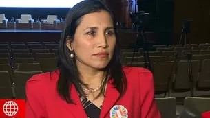 Ministra Flor Pablo se refirió a Tamar Arimborgo. Foto: América Noticias