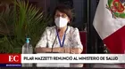 Pilar Mazzetti renunció al cargo de ministra de Salud