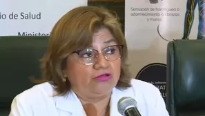 Ministra de Salud, Zulema Tomás (Foto: Captura América TV)