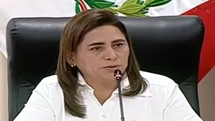 La ministra de Salud, Rosa Gutiérrez, se encuentra en la Comisión de Salud por situación del dengue en el país. / Video: Canal N