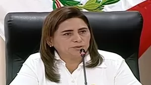 La ministra de Salud, Rosa Gutiérrez, se encuentra en la Comisión de Salud por situación del dengue en el país. / Video: Canal N