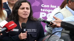 Patricia García, ministra de Salud. Foto: Andina