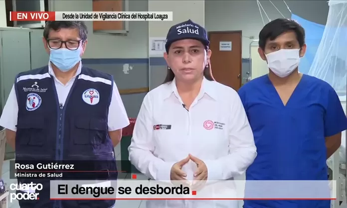 Ministra de Salud sobre desborde de dengue en Piura: “Estamos ...