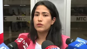 Paola Lazarte, titular del MTC. Video: Canal N