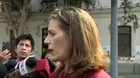 Ministra Hania Pérez de Cuéllar: No hay ningún tarifazo del agua