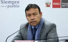 Ministro Chero: Me reuní anoche con Castillo porque me solicitó información sobre dos proyectos de ley - Noticias de Bruno Pacheco