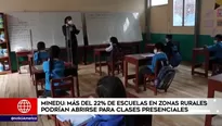 Cuenca informó que el 76 % de escuelas públicas en el país inició el año escolar. América Noticias