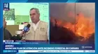 Ministro Rafael Belaúnde: Incendio forestal en Cañaris podría ser controlado en las próximas 24 horas