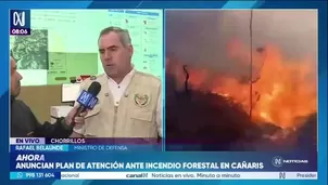 El ministro de Defensa, Rafael Belaúnde, informó que el incendio forestal registrado desde hace dos días en el distrito de Cañaris, provincia de Ferreñafe, región Lambayeque, permanece activo./ Video: Canal N