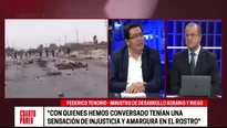 Federico Tenorio, ministro de Desarrollo Agrario y Riego. Video: Cuarto Poder